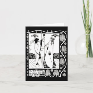Illustration Carte pour notes-Vintage-Aubrey Beard