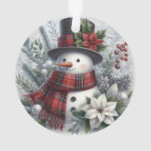 Illustration classique de bonhomme de neige de vac (dos)