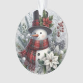 Illustration classique de bonhomme de neige de vac (devant)