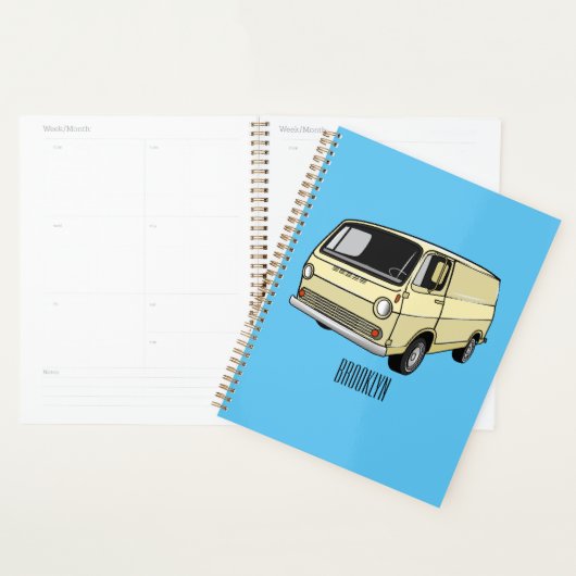 Illustration classique de van (Devant avec enveloppe)