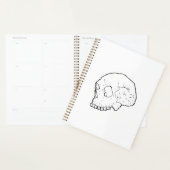 illustration crâne (Devant avec enveloppe)