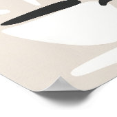 Illustration Cup of Steaming Coffee Boho Style Poster (Hoek)