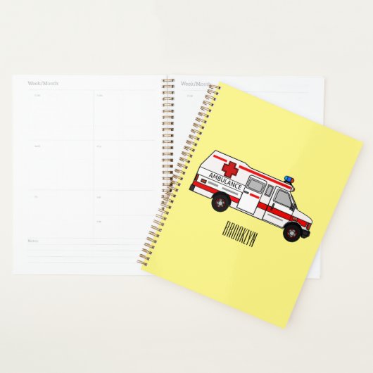 Illustration d'ambulance (Devant avec enveloppe)