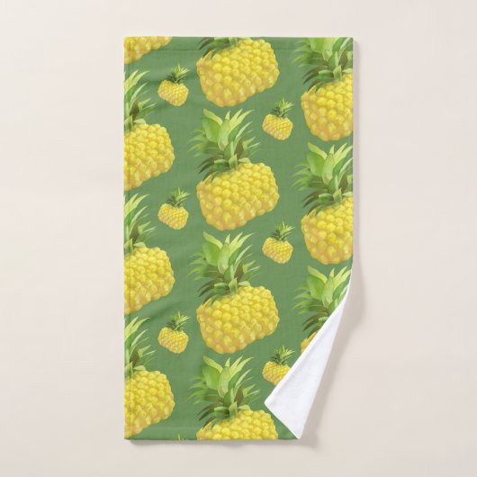 Illustration d'ananas (Serviette à main)
