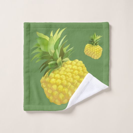 Illustration d'ananas (Gant de toilette)