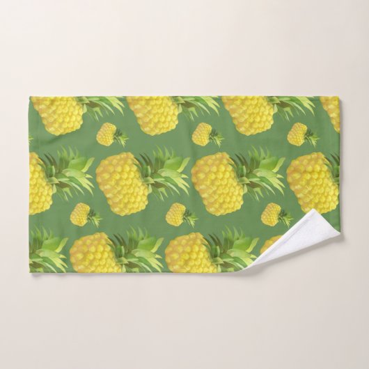 Illustration d'ananas (Serviette à main)