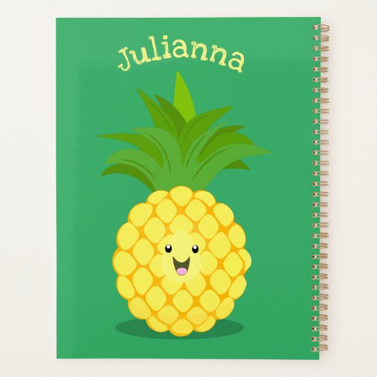 Illustration d'ananas mignon (Dos)