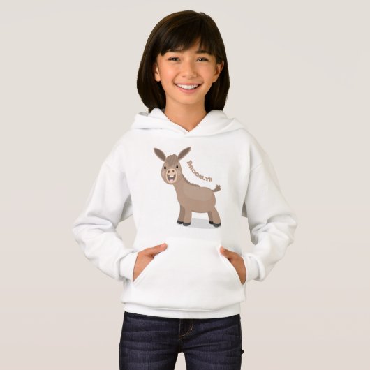 Illustration d'âne miniature joyeux (Devant entier)