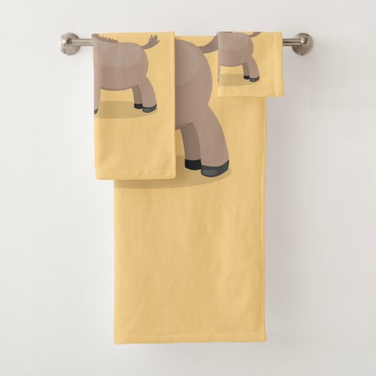 Illustration d'âne miniature joyeux (En situation)