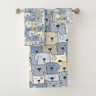Illustration d'animaux de chiots mignons