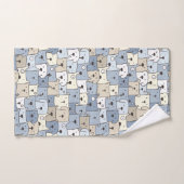 Illustration d'animaux de chiots mignons (Serviette à main)