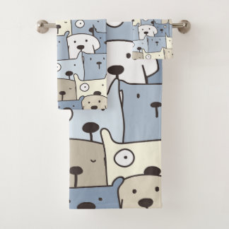 Illustration d'animaux de chiots mignons