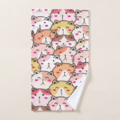 Illustration d'animaux de chiots mignons (Serviette à main)