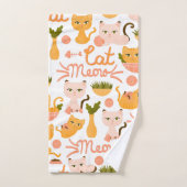 Illustration d'animaux de chiots mignons (Serviette à main)
