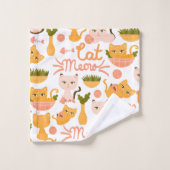 Illustration d'animaux de chiots mignons (Gant de toilette)