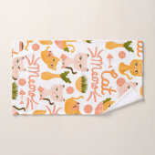 Illustration d'animaux de chiots mignons (Serviette à main)