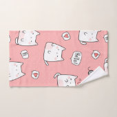 Illustration d'animaux de chiots mignons (Serviette à main)