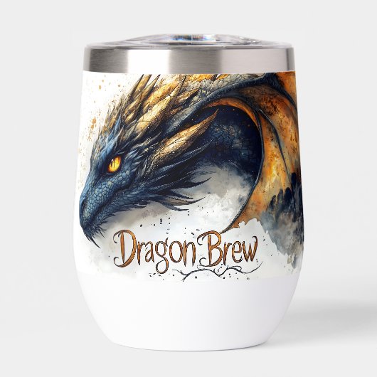 Illustration d'aquarelle majestueuse en tête de dr (Avant)