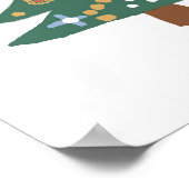 Illustration d'arbre de Noël impression nordique (Coin)