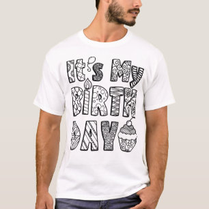 Illustration d'art Doodle de T-Shirt couleur d'ann