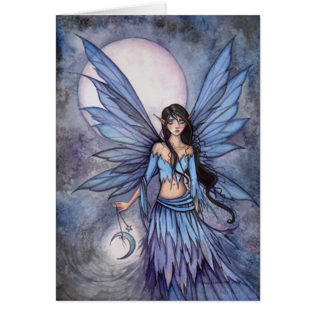 Illustration d'art fantastique de fée céleste Lune (Devant)