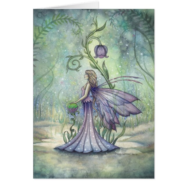 Illustration d'art fantastique de fée de fleurs de (Devant)