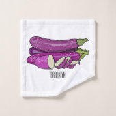 Illustration d'aubergine (Gant de toilette)