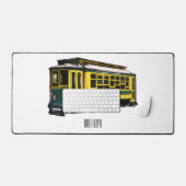 illustration de bande dessinée de tramway de Mata (Clavier et souris)