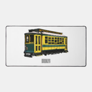illustration de bande dessinée de tramway de Mata