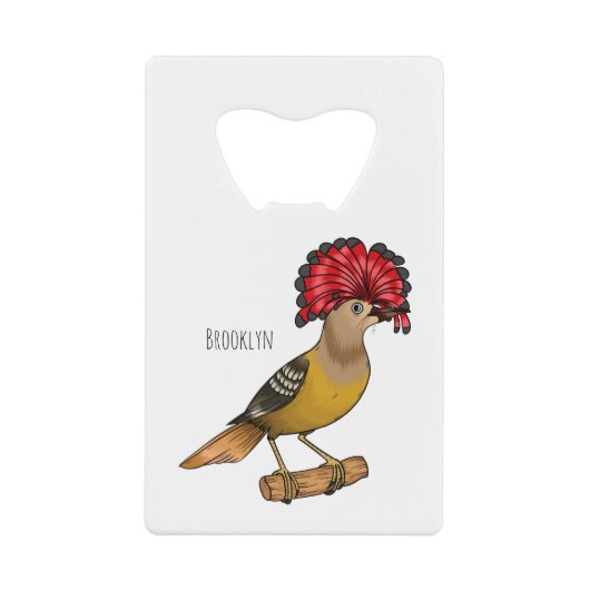 illustration de bande dessinée d'oiseau gobemouche (Devant)