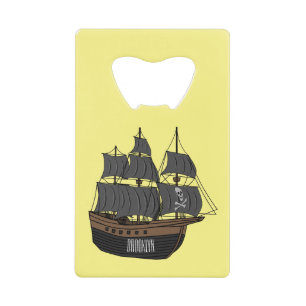 Illustration de bateau pirate