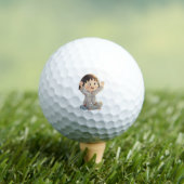 Illustration de bébé mignon sur balle de golf – Sp (T-shirt Insitu)