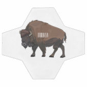 Illustration de bison (Plat)