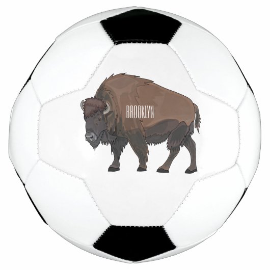 Illustration de bison (Devant)