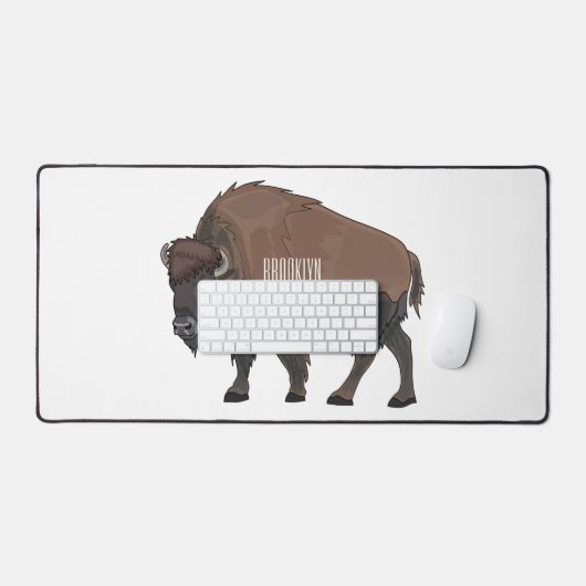 Illustration de bison (Clavier et souris)