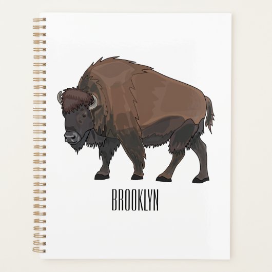 Illustration de bison (Devant)