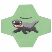 Illustration de blaireau au miel affamé (Plat)