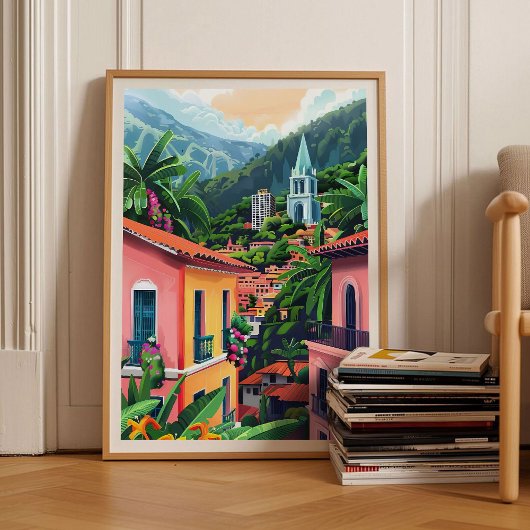 Illustration de Bogota Colombie Impression Voyage 