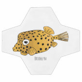 Illustration de boxfish jaune (Plat)