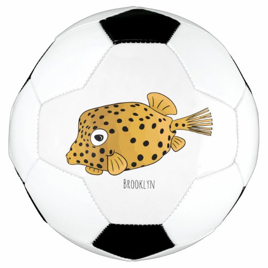 Illustration de boxfish jaune (Devant)