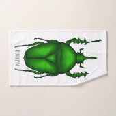 Illustration de bug Mecynorhina torquata (Serviette à main)