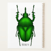 Illustration de bug Mecynorhina torquata (Dos)