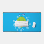 Illustration de bulles de chaux vert mou (Clavier et souris)