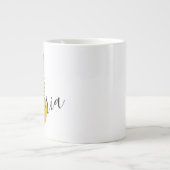 Illustration de cactus guépard Nom Grande tasse à (Devant)