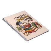 Illustration de cahier de lecture de chouette mign (Côté Droit)