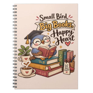Illustration de cahier de lecture de chouette mign