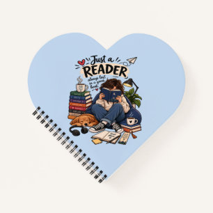 Illustration de cahier de lecture pour amoureux de