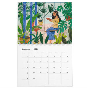 Illustration de calendrier Caroline Bonne Müller