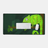 Illustration de caméléon vert mignon Reptile tropi (Clavier et souris)