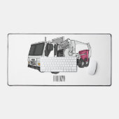Illustration de camion à ordures (Clavier et souris)
